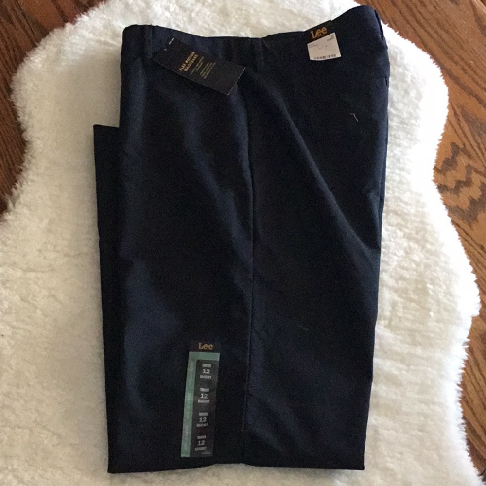NWT Black Women’s Trouser Pant Size 12 Short Ultra Lux Comfort